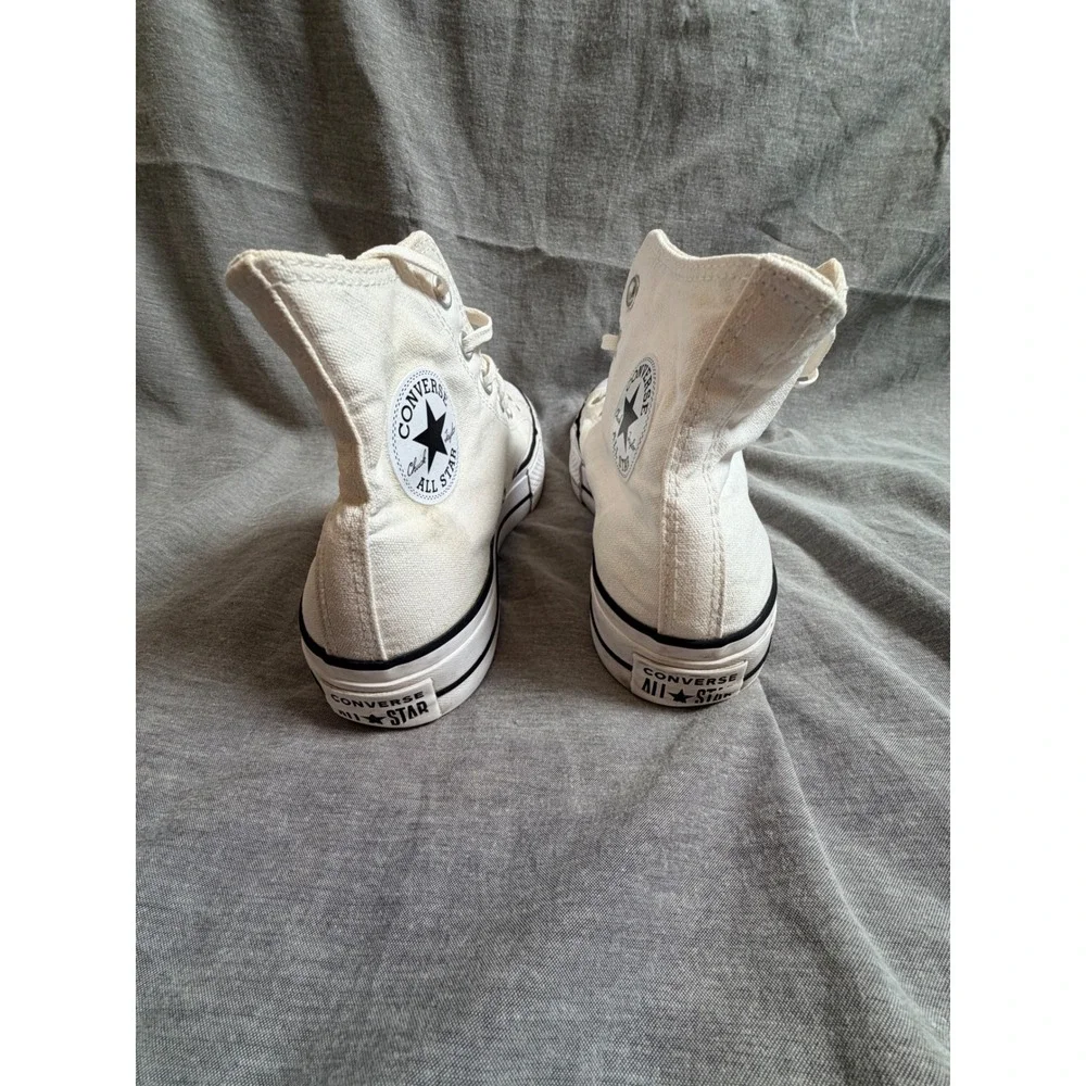 Converse Chuck Taylor All Star Lift Platform High Top 8.5 White 560846F Canvas